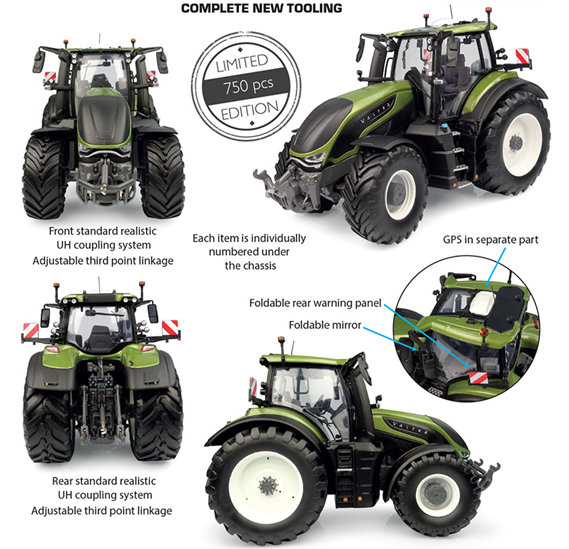 Valtra S416 Groen Metallic Limited Edition 750 pieces - 1:32